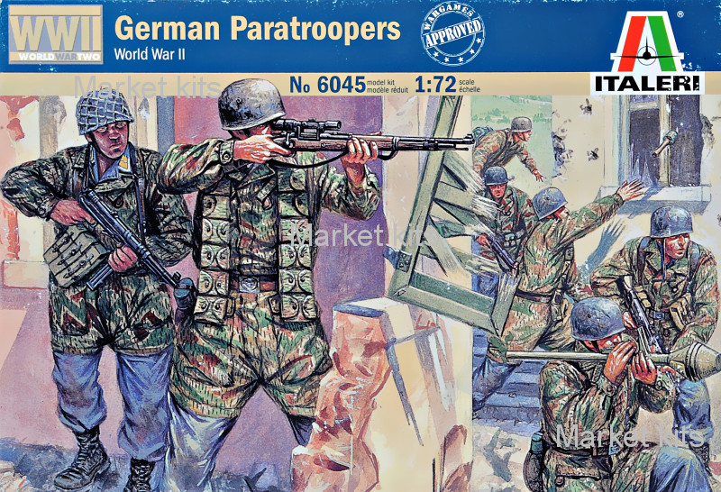 

Немецкие десантники 1:72 ITALERI (IT6045)