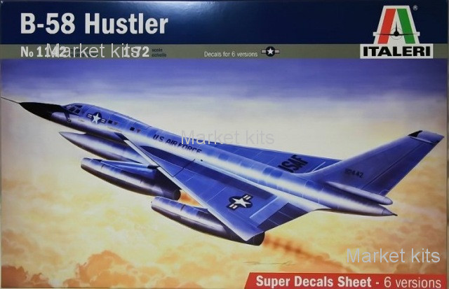 

Бомбардировщик B-58 "Hustler" 1:72 ITALERI (IT1142)