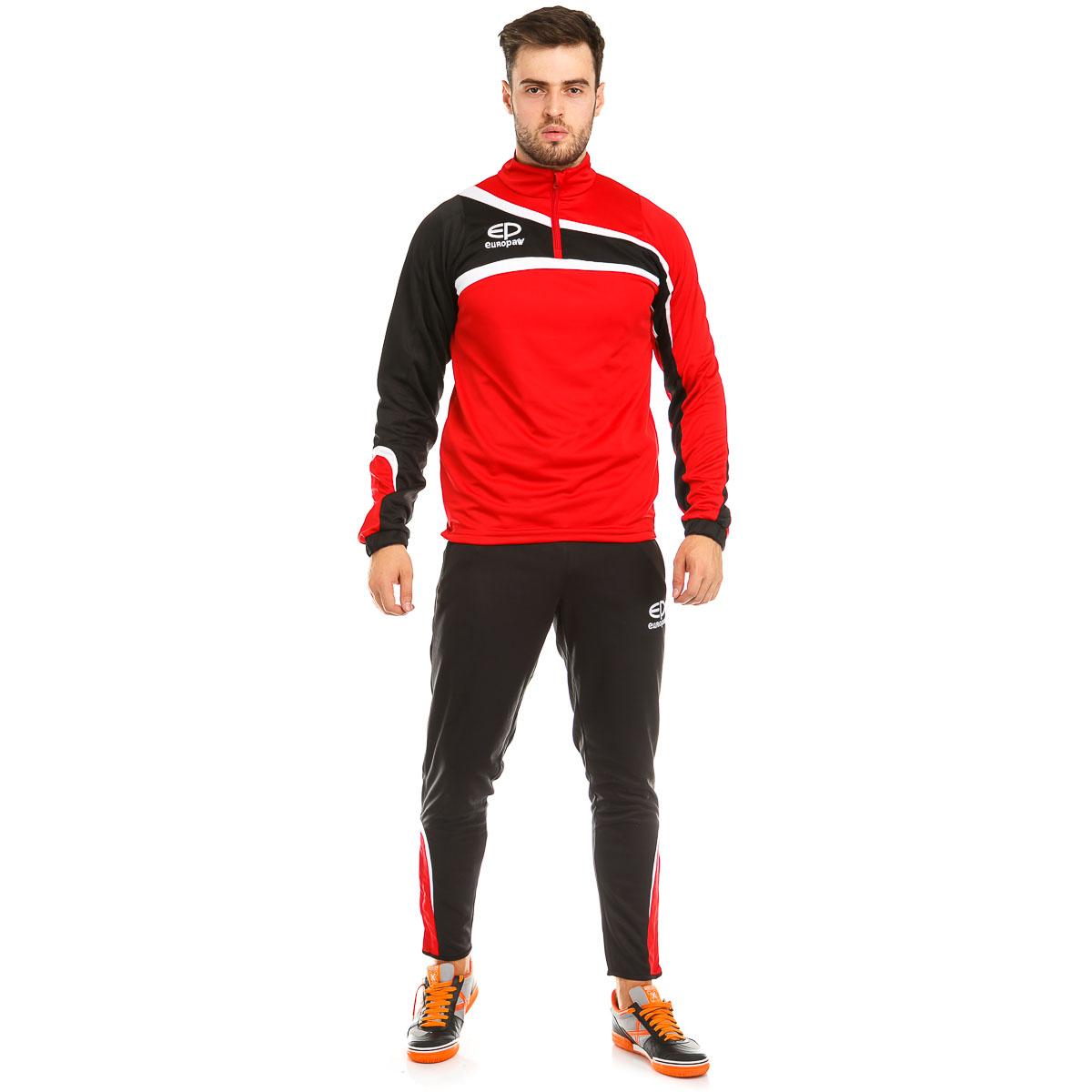 

Костюм тренировочный Europaw TeamLine красно-черный, Костюм тренировочный Europaw TeamLine красно-черный [XL]