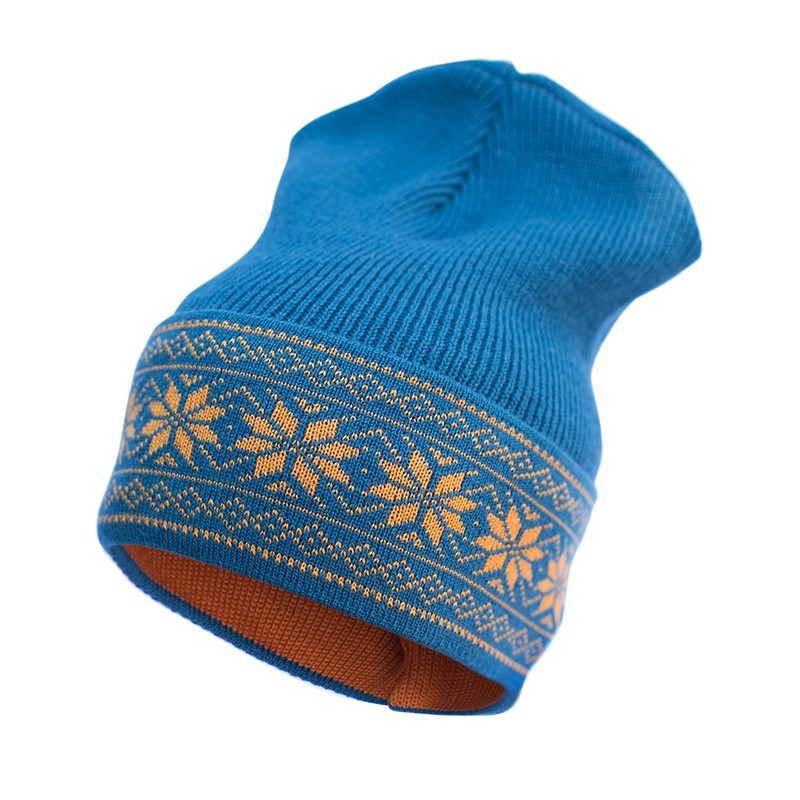 

Шапка из шерсти мериноса София 411-9 44-48 см, бирюзовая