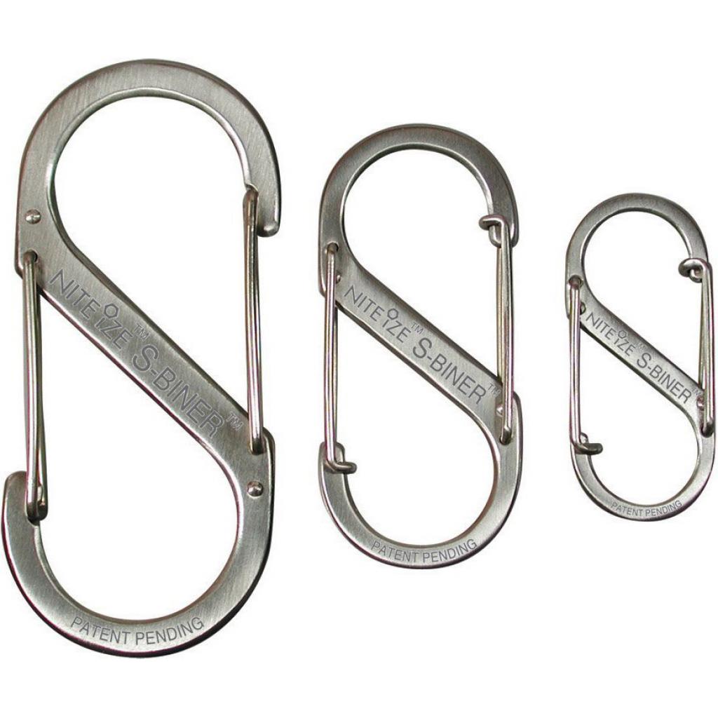 

Карабин туристический Nite ize S-Biner 3 Pack NI621 Steel (4823082710386)