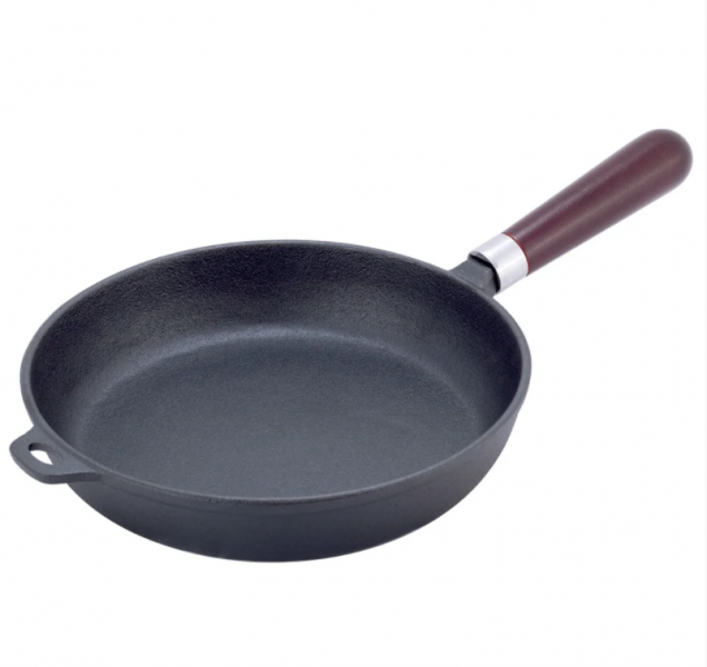 

Сковородка Kamille 30.5см с деревянной ручкой для приготовления пищи KM-4813V