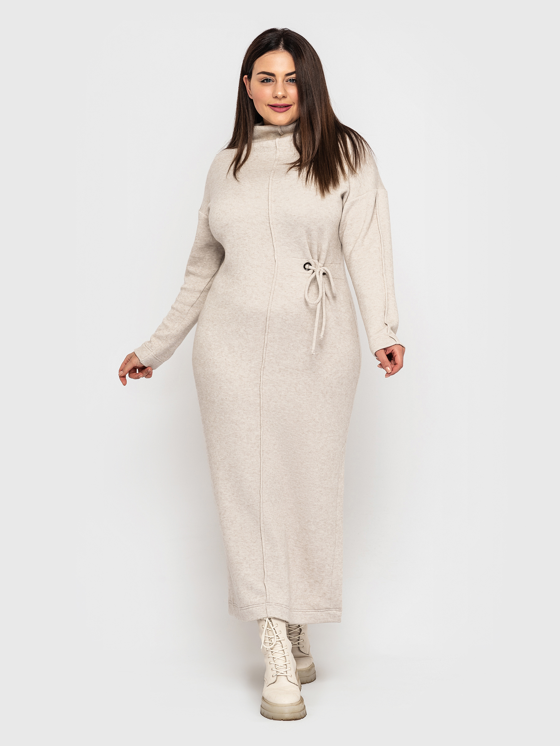 

Платье "Робина" (светло-бежевый) 50 (XL)