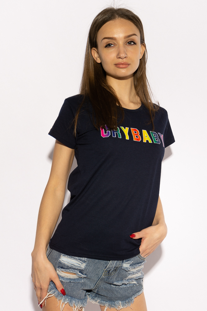 

Футболка женская Crybaby 85F420 (Темно-синий) XL