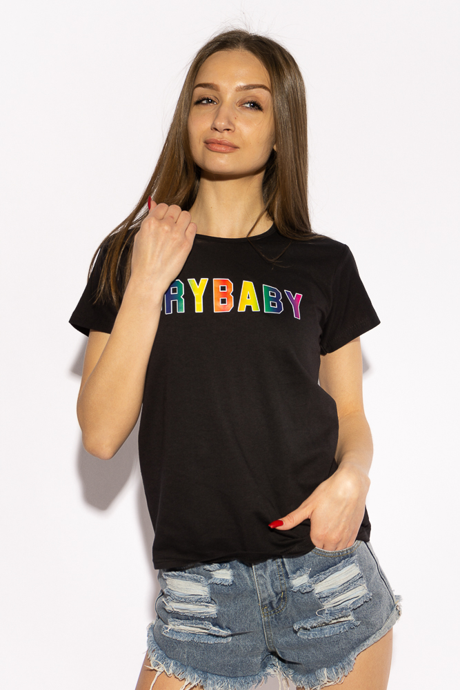 

Футболка женская Crybaby 85F420 (Черный) M