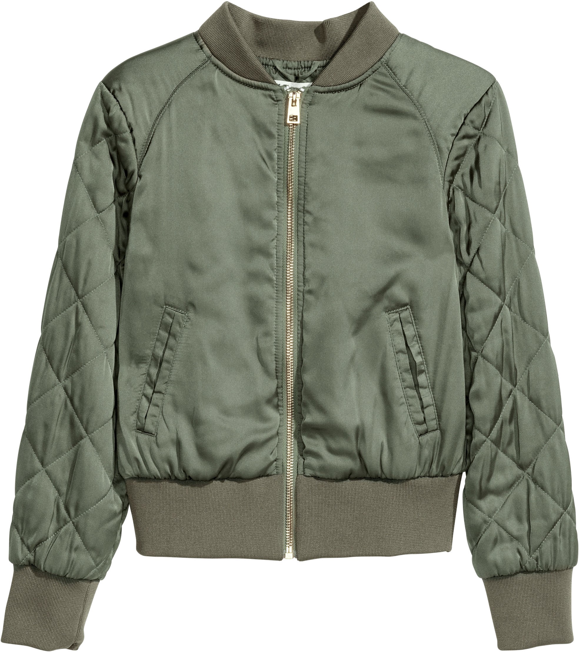 

Бомбер H&M 5hm01110012 170 см Хаки