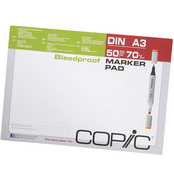 

Copic блокнот для маркерiв Alcohol Marker Pad 70 гр, A3 (50) (25002)