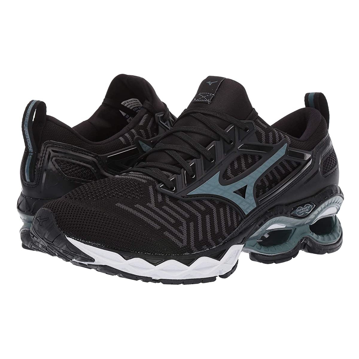 

Кроссовки Mizuno Wave Creation C1 Knit Black/Stormy Weather, 42.5 (275 мм)