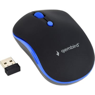 

Мышь беспроводная Gembird MUSW-4B-03-B Black/Blue USB