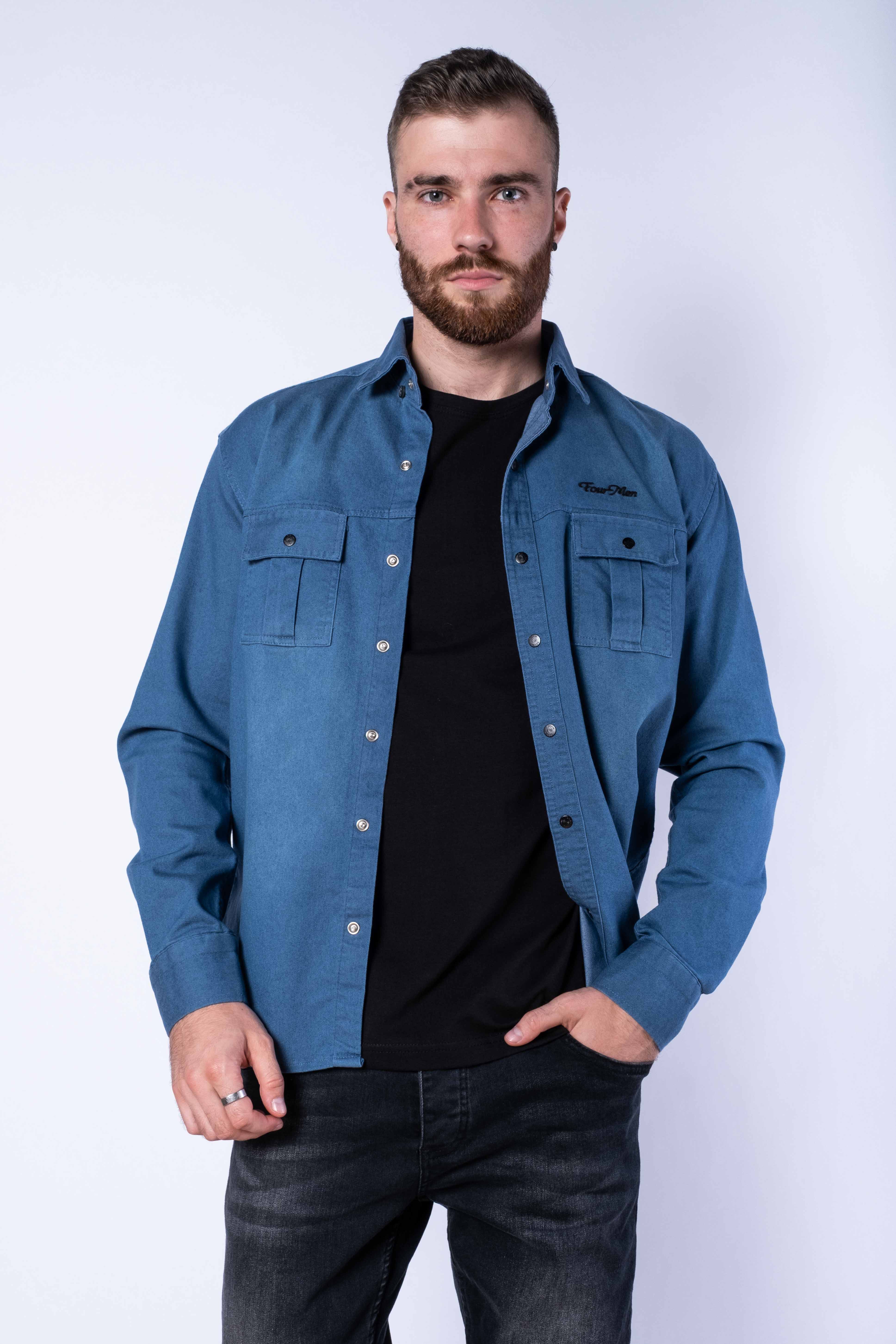 

Рубашка с потертостями 644f108 (Кирпичный) XXL