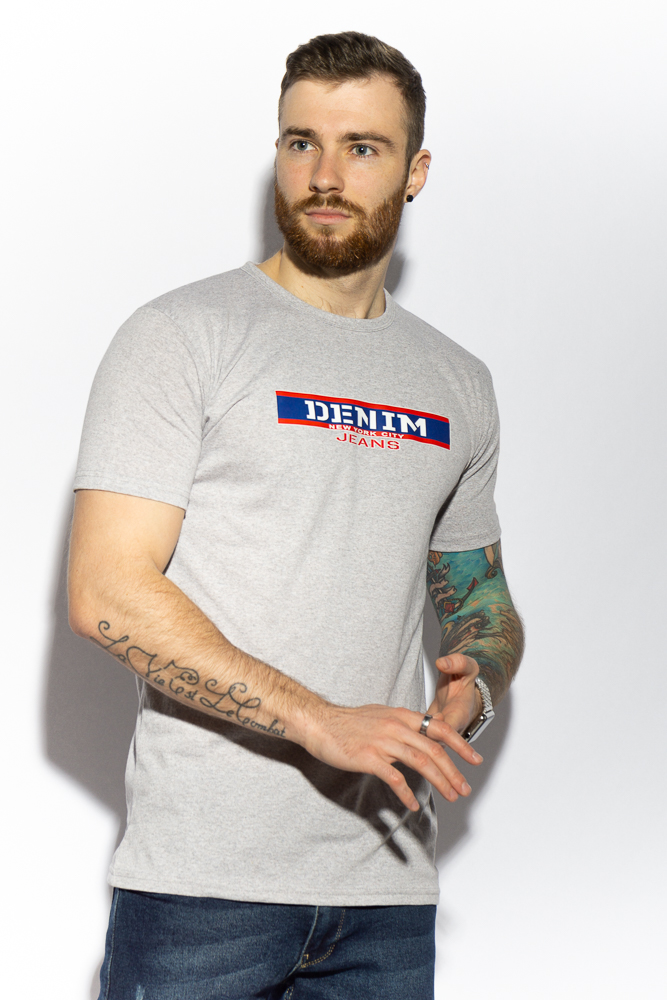 

Футболка denim 85F345 (Серый) XL