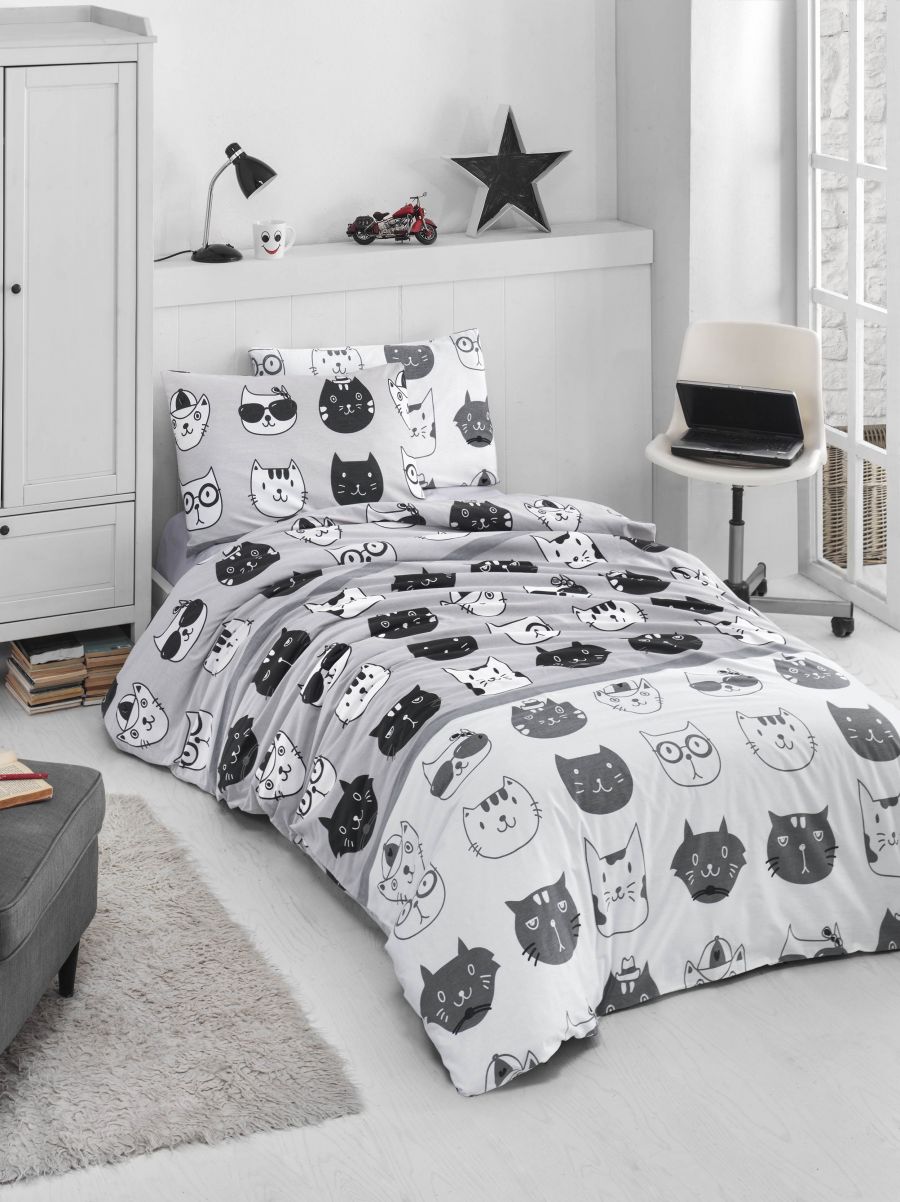 

Постельное белье LightHouse LOVELY CATS Евро турция, ранфорс