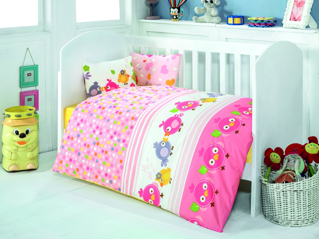 

Постельное белье Eponj Home Zuzu Pembe Для новорожденных турция, ранфорс