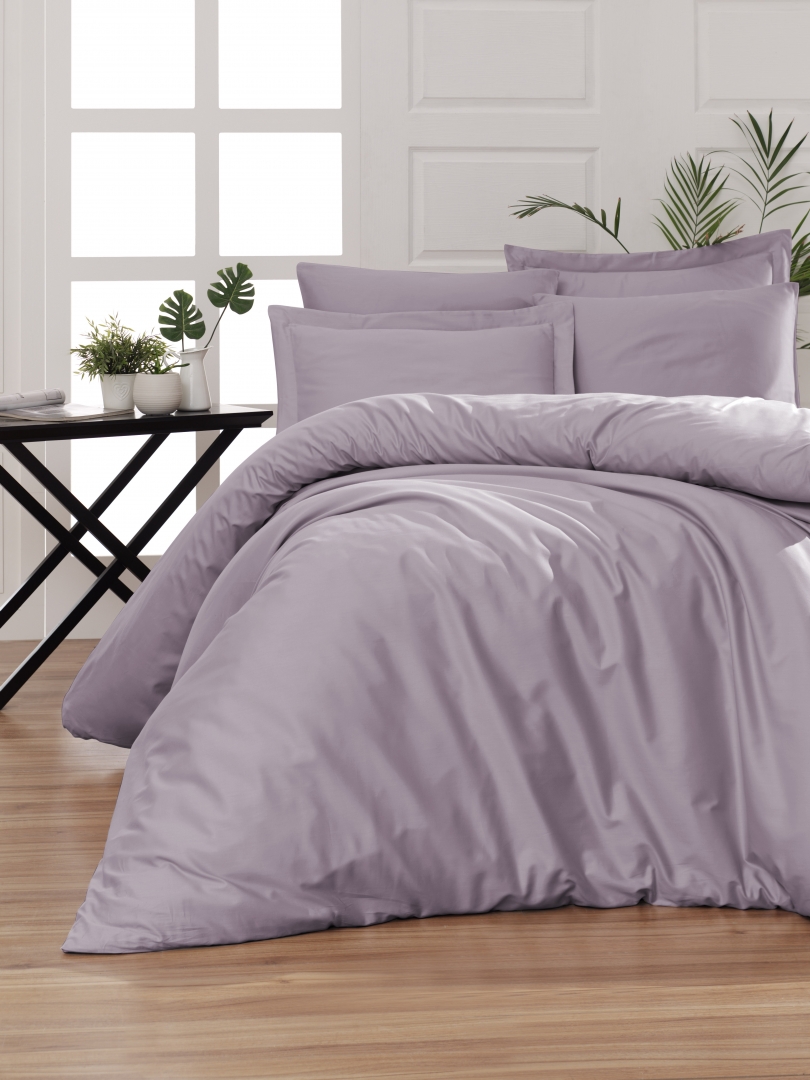 

Постельное белье First Choice Snazzy Lavender Евро турция, сатин люкс