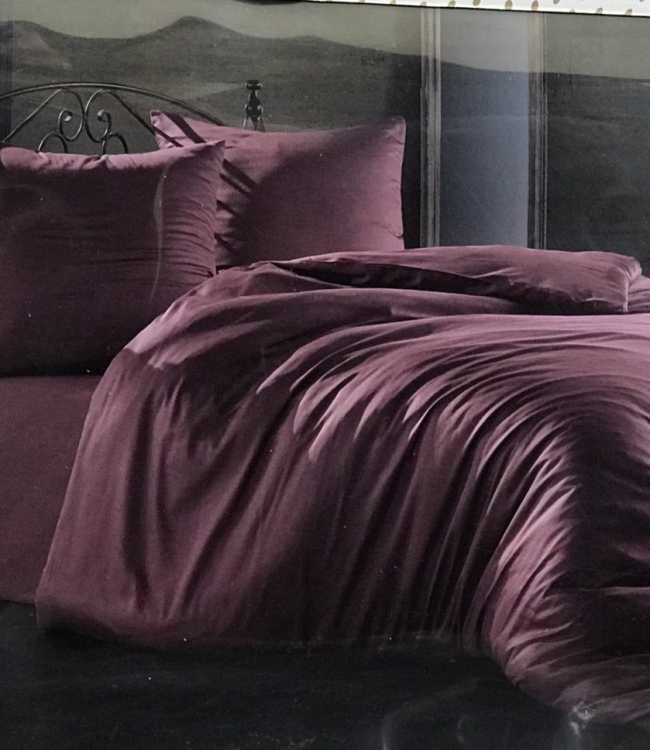 

Постельное белье Zugo Home Plum Семейный турция, сатин