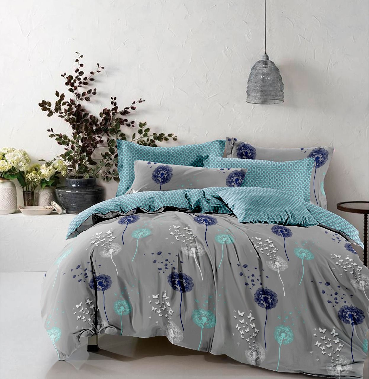 

Постельное белье MirSon 17-0431 Turquoise Valley King Size украина, бязь