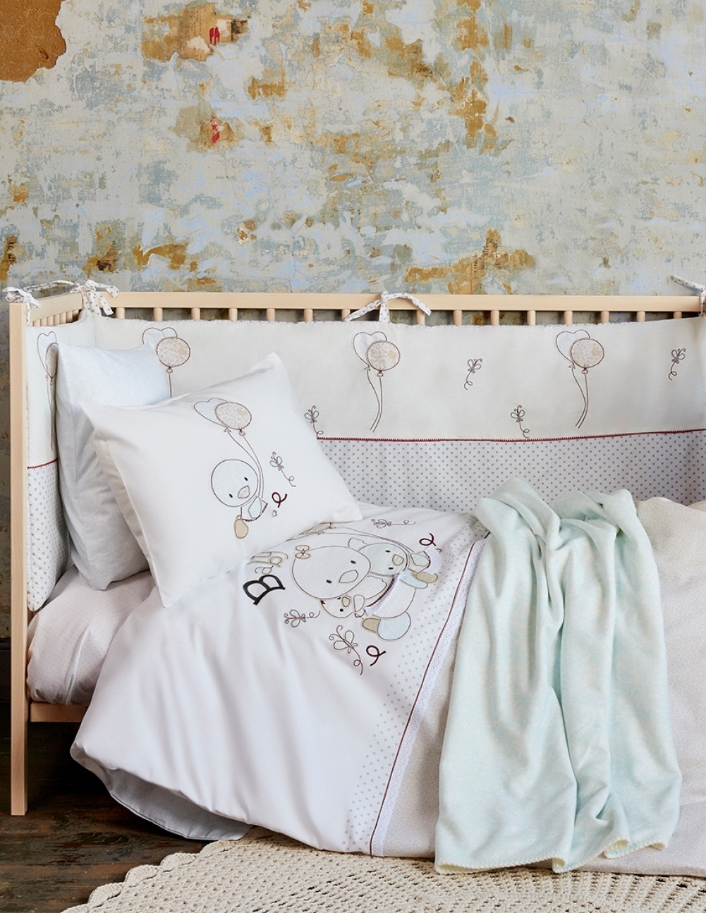 

Постельное белье Karaca Home Baby Ducks Для новорожденных турция, ранфорс