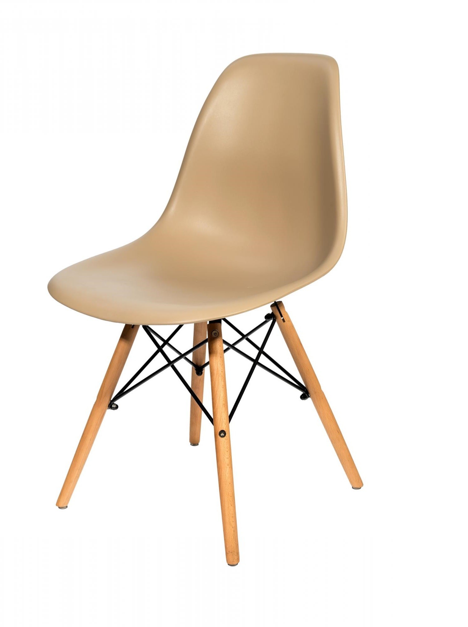 

Стул обеденный Accord Enzo Eames Chair капучино 460x420x800 мм