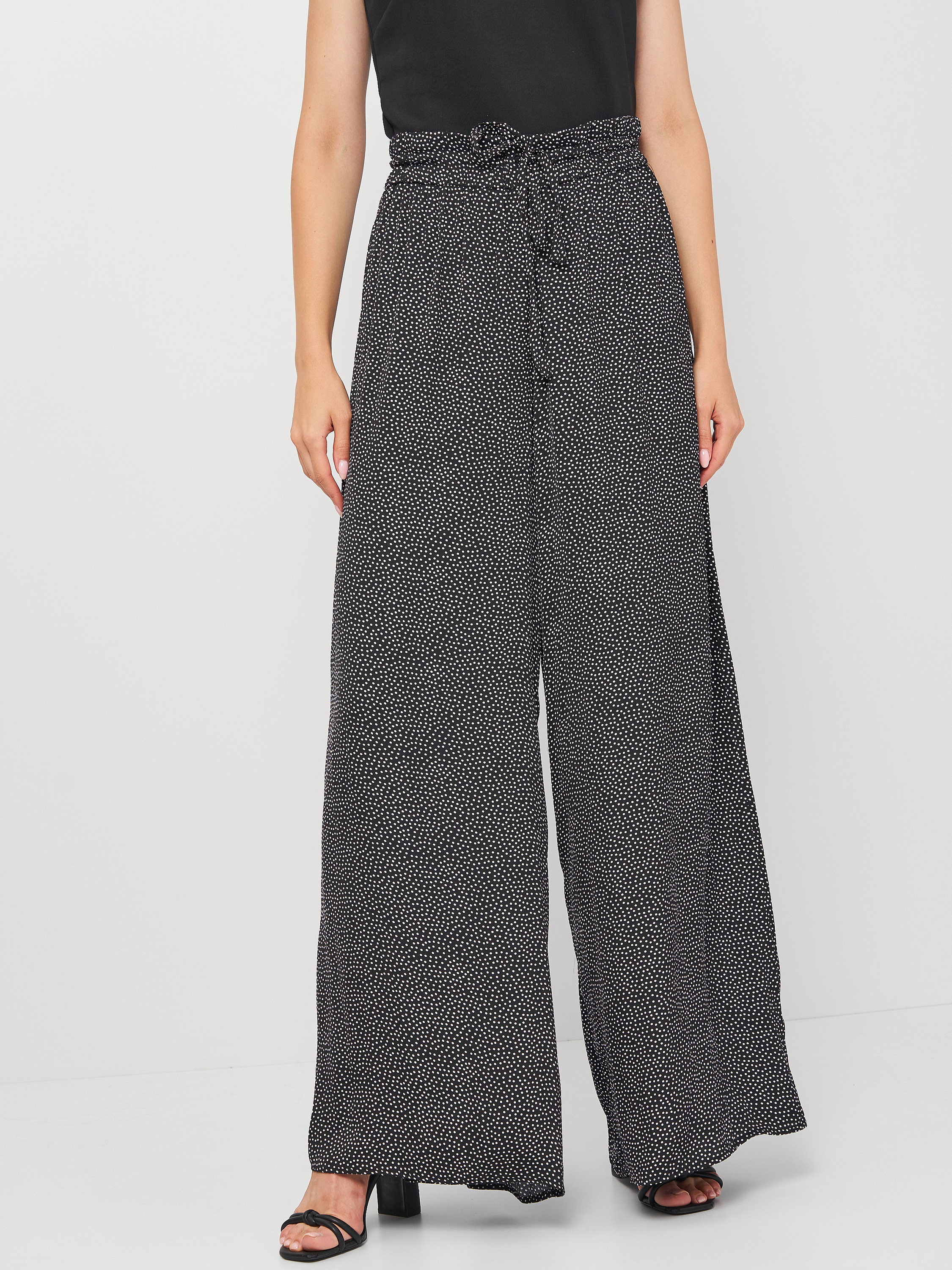 

Брюки Zara 4432/180/064  Черные в горох, Брюки Zara 4432/180/064 M Черные в горох