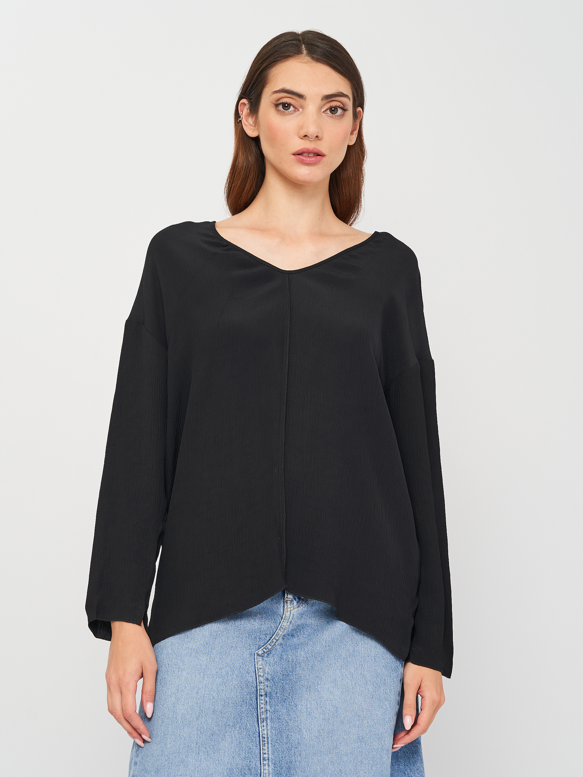 

Блузка Zara 4437/260/800  Черная, Блузка Zara 4437/260/800 M Черная