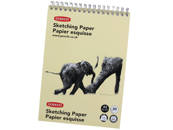 

Альбом А5 на спирали, Портрет, Derwent 165г/м2, 30л, текстурная бумага (2300140)