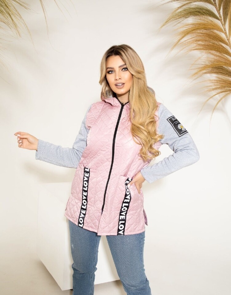 

Куртка деми Fashion FМ-6758 Розовая р.52-54 015035