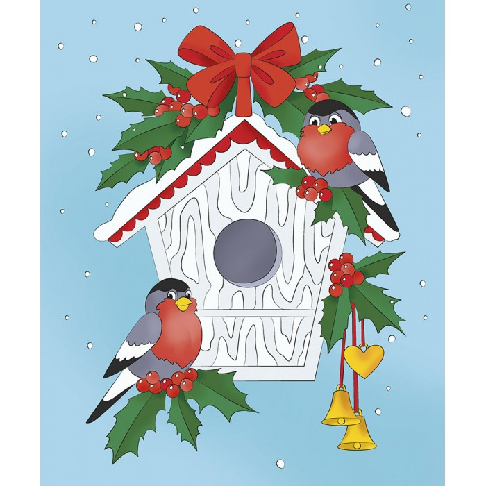 

Роспись по холсту. "Зимняя сказка" 25*30 7159/2