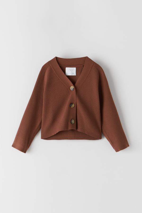 

Кофта Zara д5623 коричневий 122