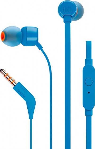 

Внутриканальные наушники JBL Headphones Tune 110 Blue