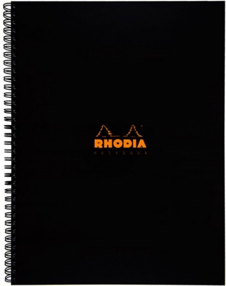 

Блокнот Rhodia Rhodiactive A4+ чорний в клітинку