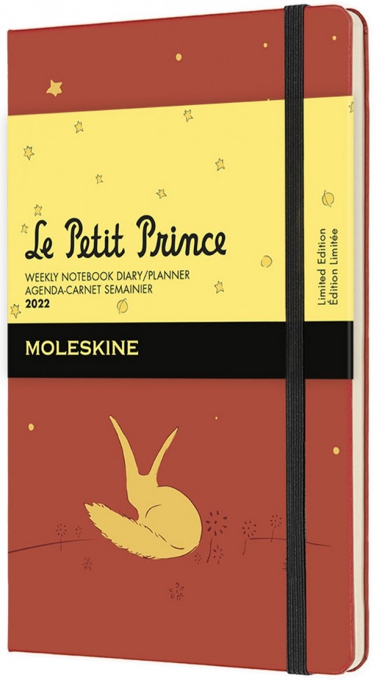 

Щотижневик Moleskine Le Petite Prince на 2022 рік кишеньковий 9 х 14 см помаранчевий