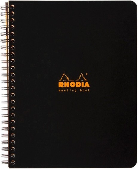 

Блокнот Rhodia Meeting Book A5 чорний
