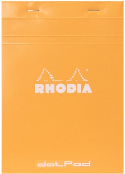 

Блокнот Rhodia DotPad №16 A5 помаранчевий в крапку