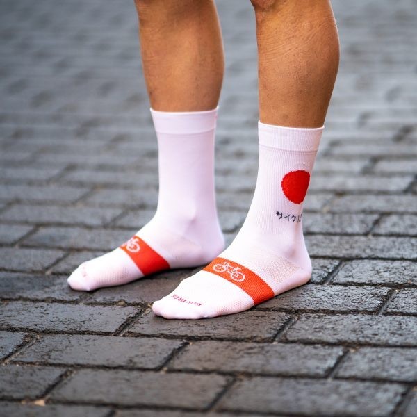 

Носки мужские Sporcks Bike Japan White, Носки мужские Sporcks Bike Japan White 44-46