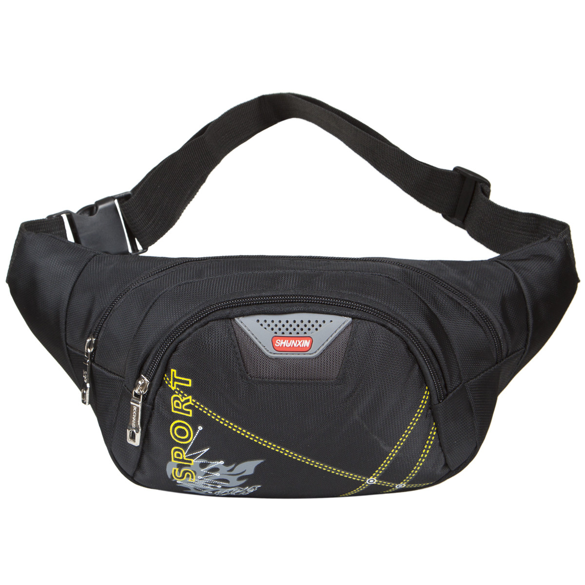

Сумка на пояс SPORT Shunxin 36х16х12 ткань нейлон цвет чёрный кс8011ч