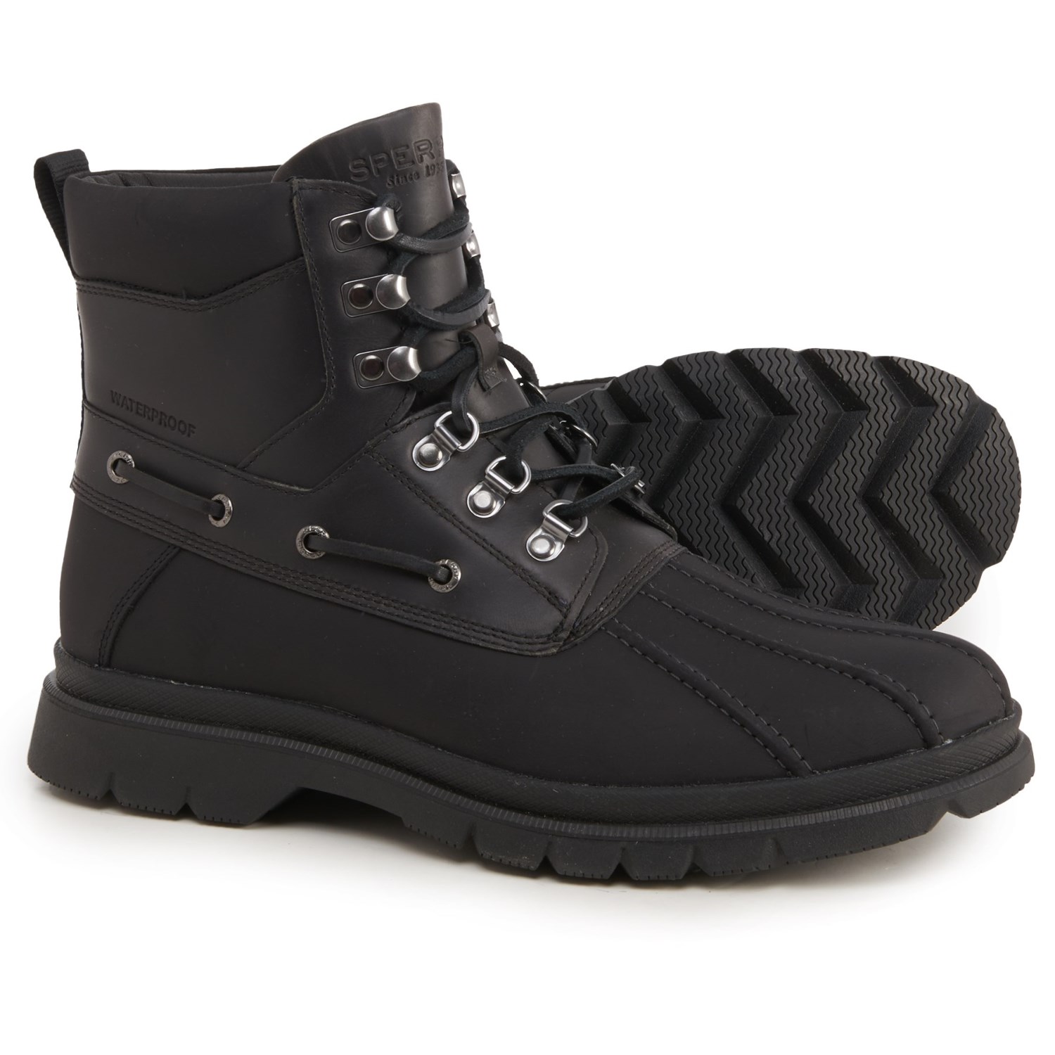 

Ботинки Sperry Watertown Duck - Waterproof Black, 44 (285 мм)