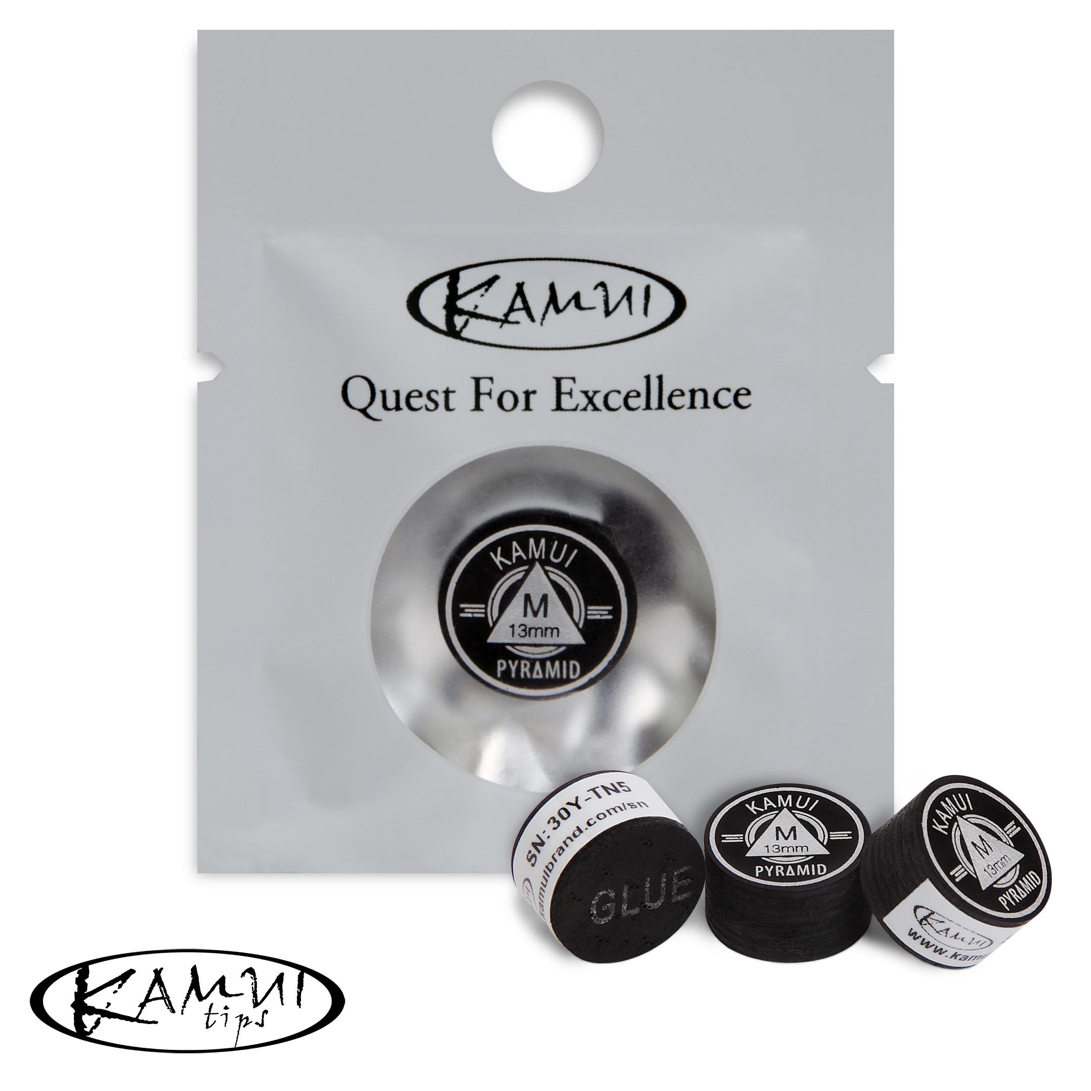 

Наклейка для кия Kamui Pyramid Black Medium