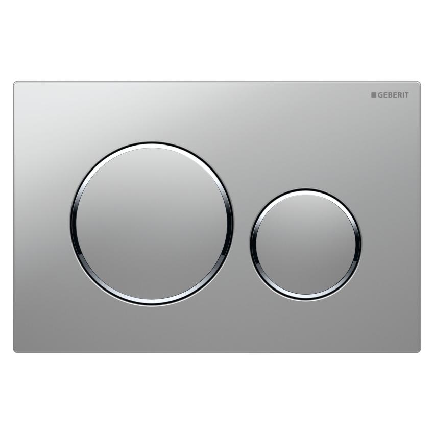 

Смывная клавиша GEBERIT Sigma20 двойной смыв, хром матовый