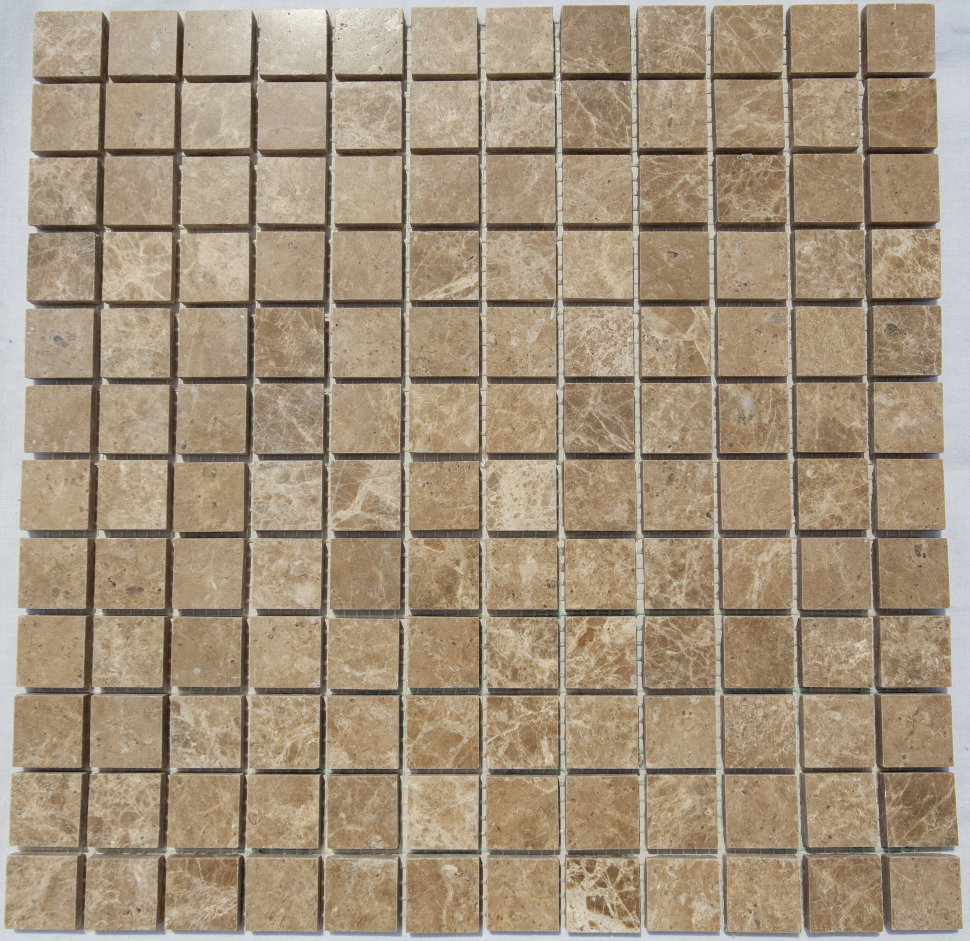 

Мраморная Мозаика Полированная МКР-2П (305х305мм) Emperador Light