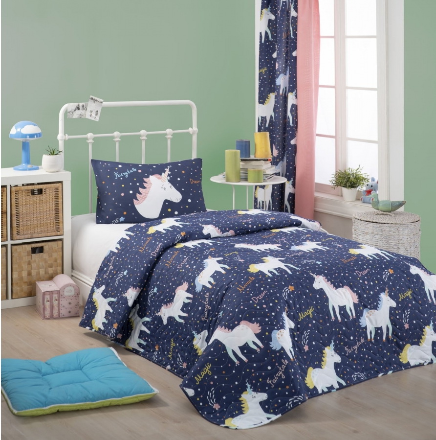 

Покрывало Eponj Home MagicUnicorn Laci 160х220 см турция, поликоттон
