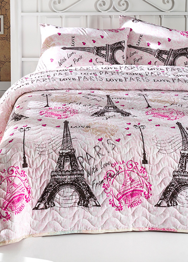 

Покрывало Eponj Home Fromparis Pembe 160х220 см турция, хлопок