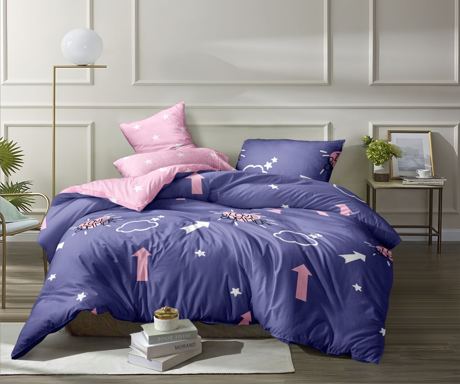 

Постельное белье MirSon №137 Nina 2 King Size италия, бязь