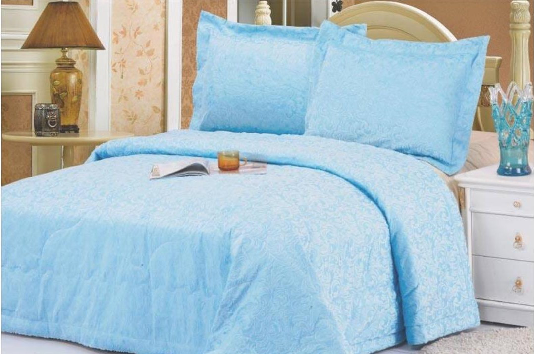 

Покрывало Le Vele Odessa Blue 160х220 см турция, микрофибра