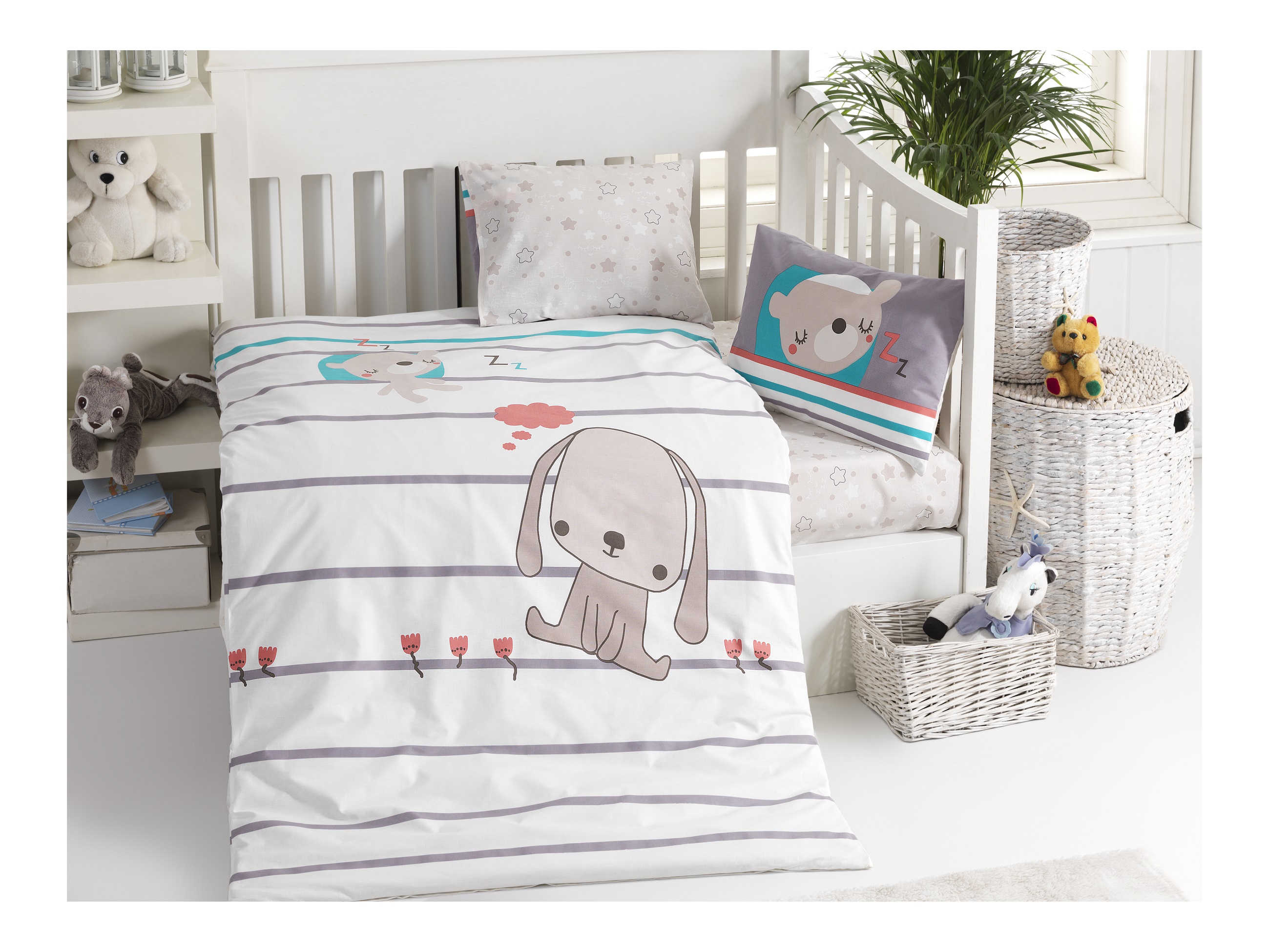 

Постельное белье Cotton Box Class Sweety V1 Для новорожденных турция, ранфорс