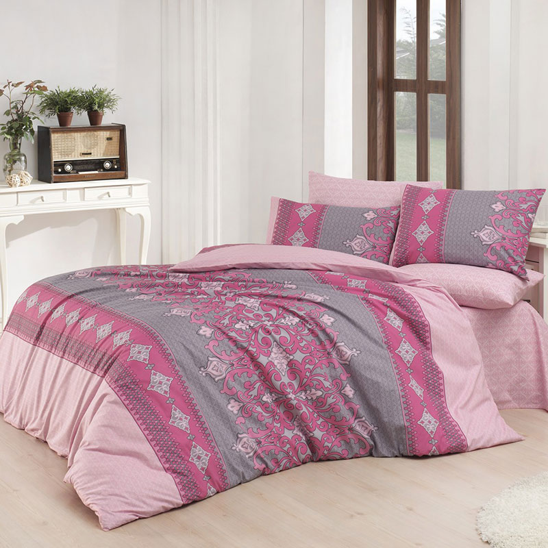 

Постельное белье Cotton Box Majoli Bahar teksil Valerie v1 Евро турция, ранфорс