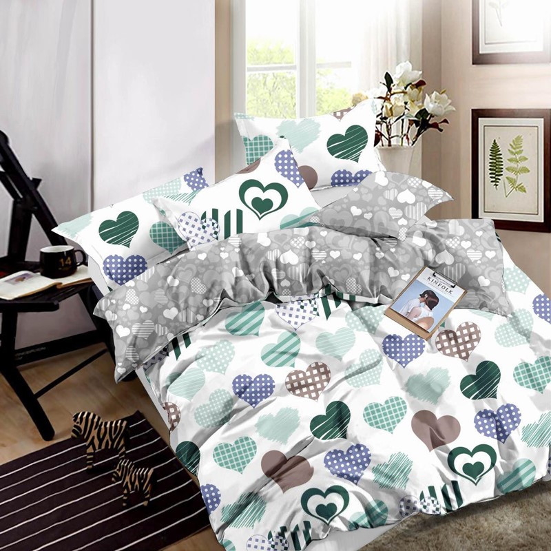 

Постельное белье MirSon 17-0533 Hearts Полуторный италия, бязь