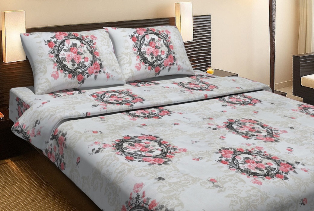 

Постельное белье Lotus Angeliqe V1 розовый Двуспальный украина, ранфорс