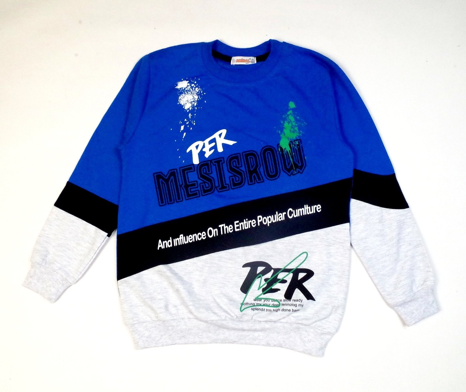 

Свитшот Amiral 210176 134-140 см Синий с серым (21176)