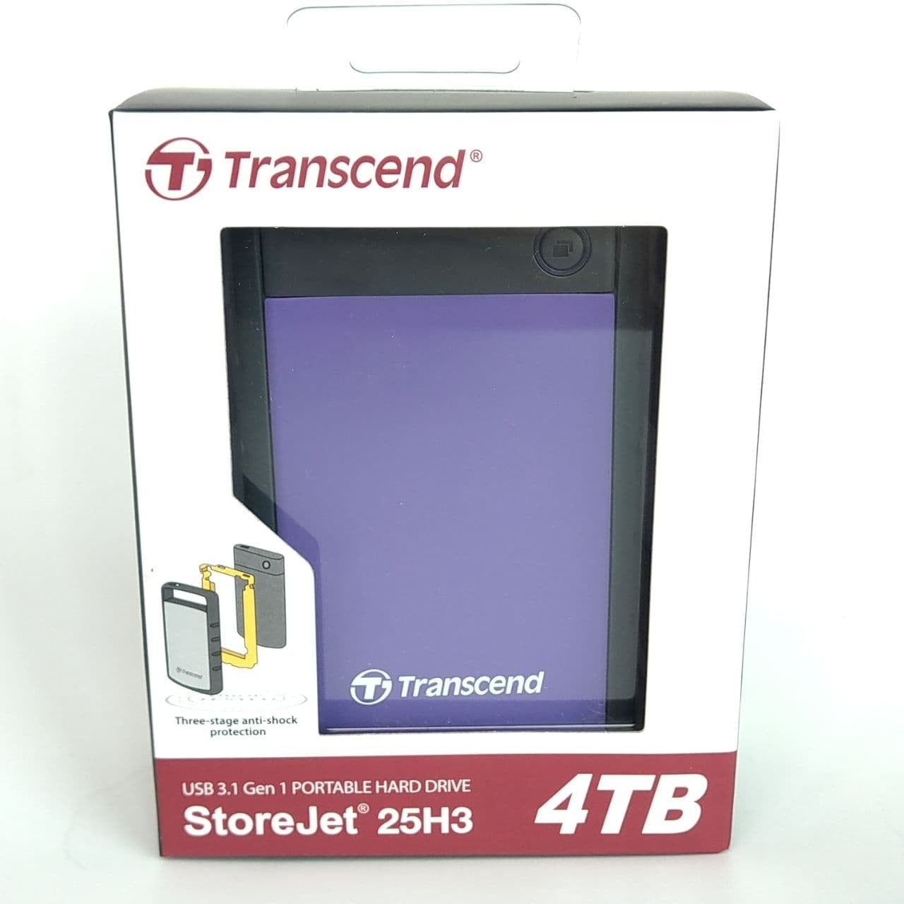 

Жесткий диск Transcend StoreJet 25H3 USB 3.1 Gen 1 - 4TB Purple