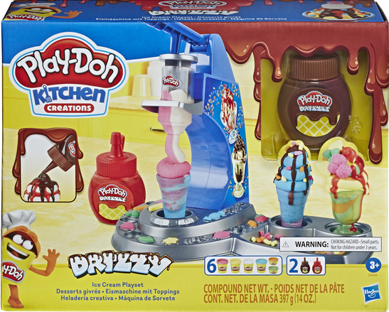 Акція на Игровой набор Hasbro Play-Doh Мороженое с глазурью (E6688) від Rozetka UA
